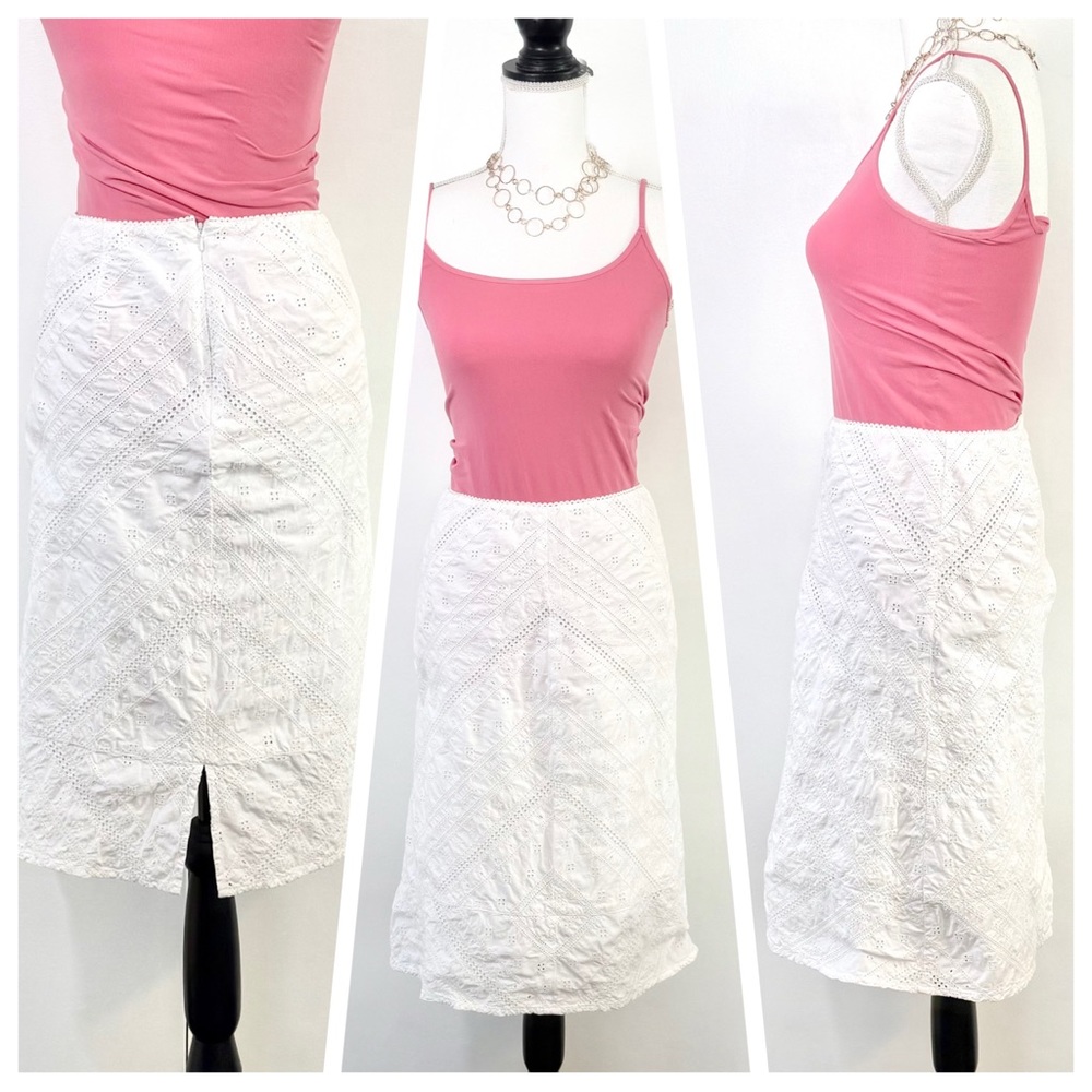 ABERCROMBIE & FITCH Women’s A-Line Eyelet Skirt